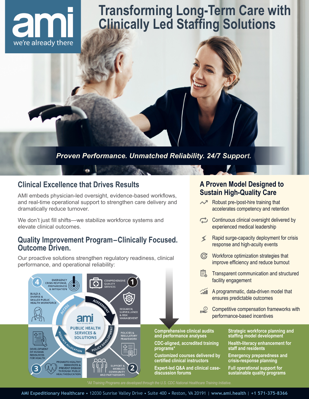 AMI healthcare brochure
