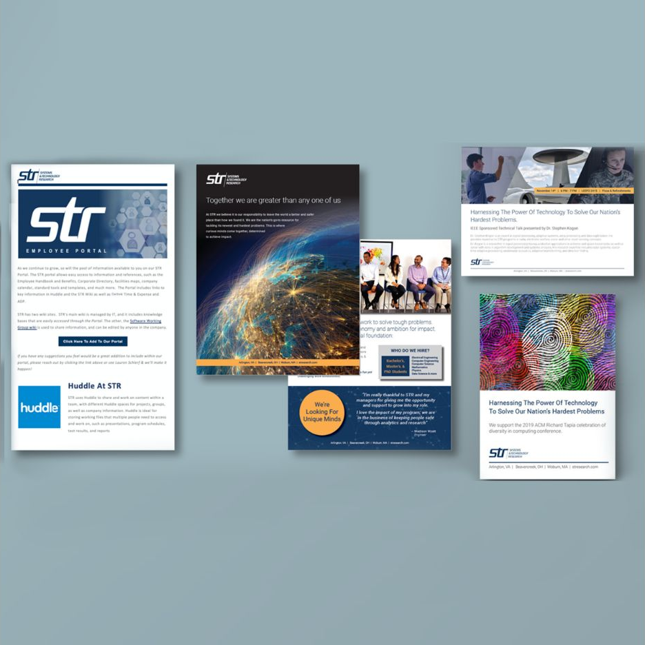 STR marketing collateral collection